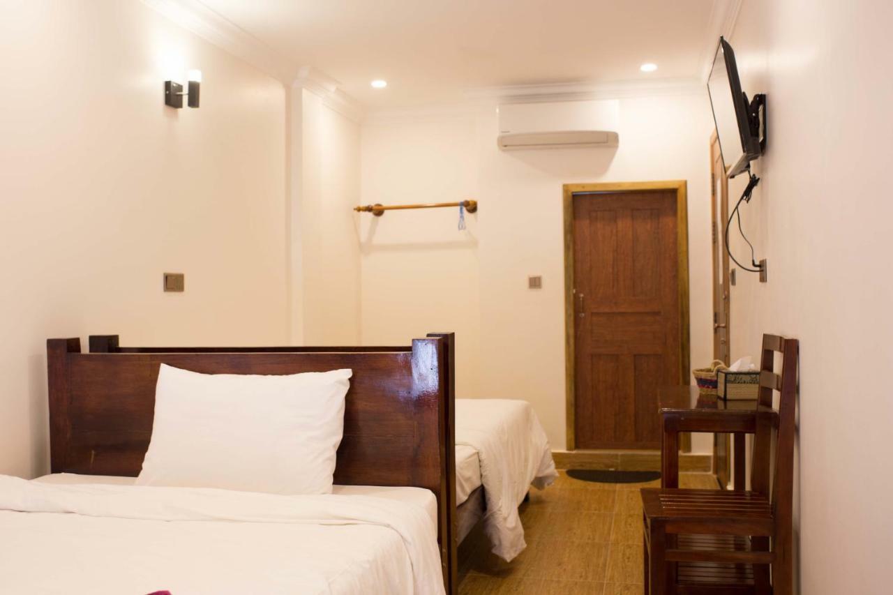 Twin Home Guesthouse Kampot Exterior foto